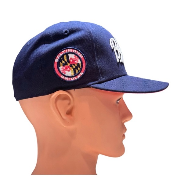 New Era Baltimore Orioles Alternate Logo Patch Script ‘Cooperstown’ Hat - Picture 6 of 12